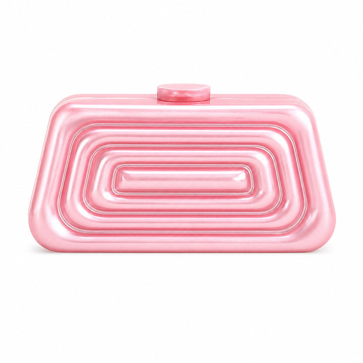 Sculptural Abstract Acrylic Clutch