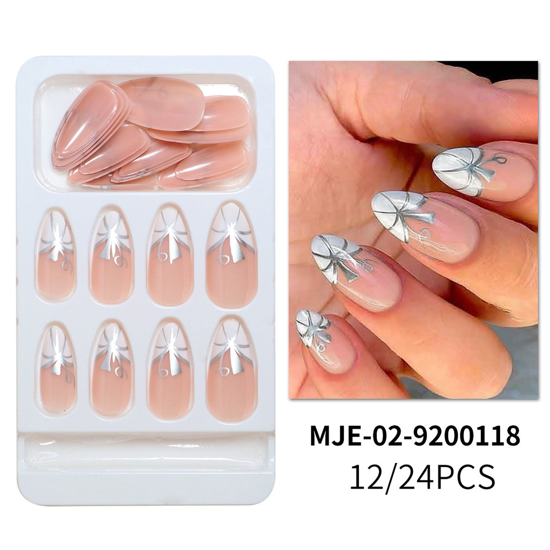 Artistic Abstract Press-On Nail Set Stornfield