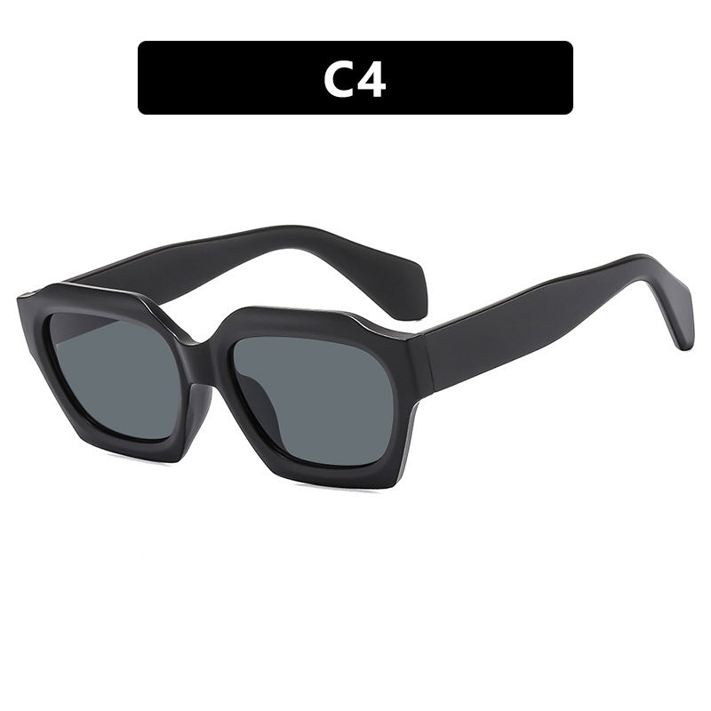 Women's fashionable sunglasses with distinctive geometric design and protective UV filter Stornfield