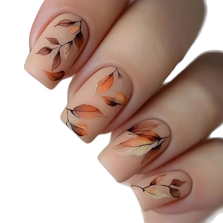 Autumn-Inspired Decorative Nail Art Stornfield
