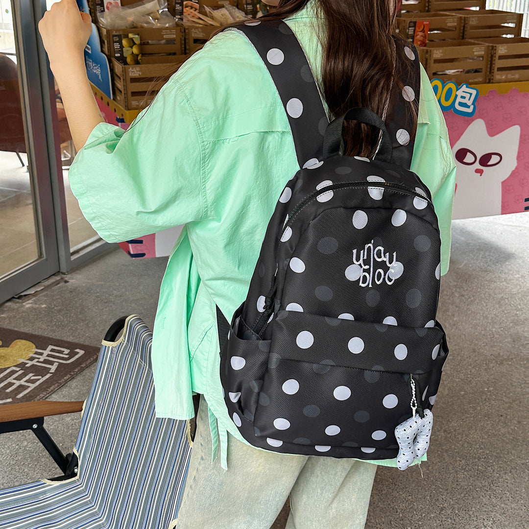 Polka Dot Patterned Casual Backpack Stornfield