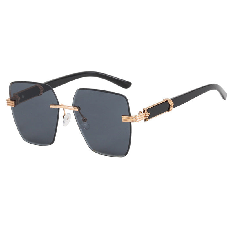 Women's trendy square sunglasses with glamorous accents and UV protection Stornfield