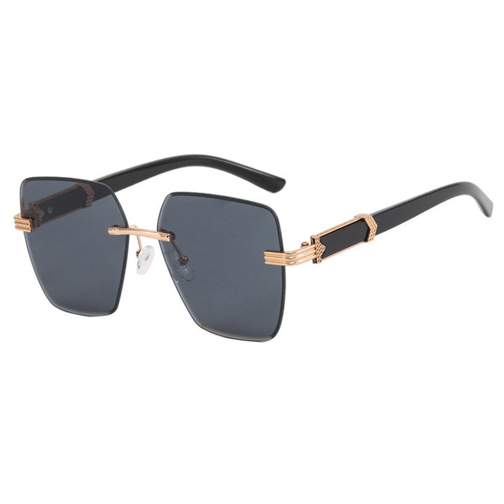 Women's trendy square sunglasses with glamorous accents and UV protection Stornfield