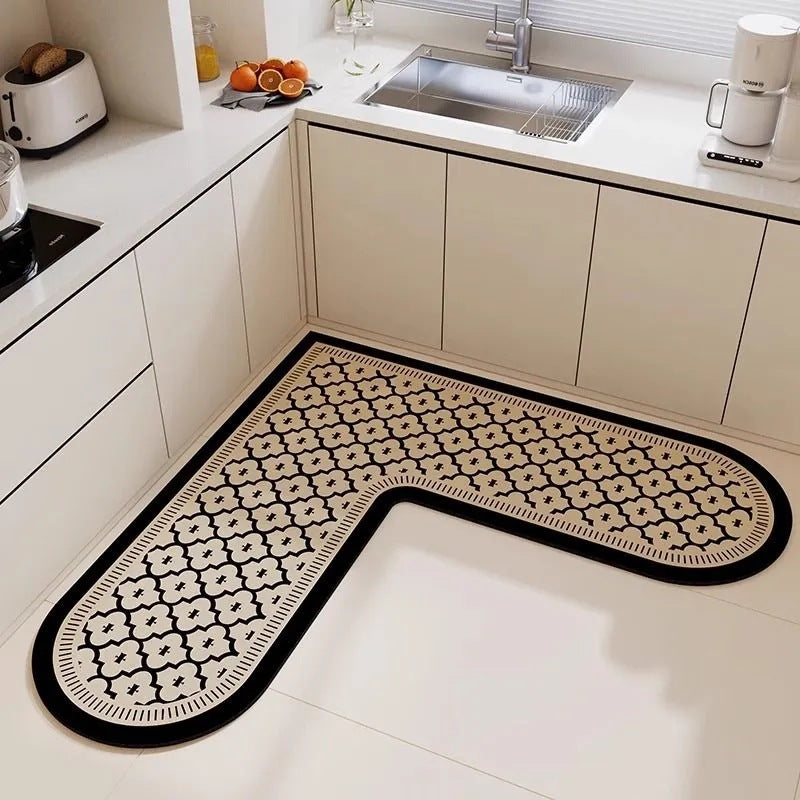 L-Shaped Kitchen Floor Mat