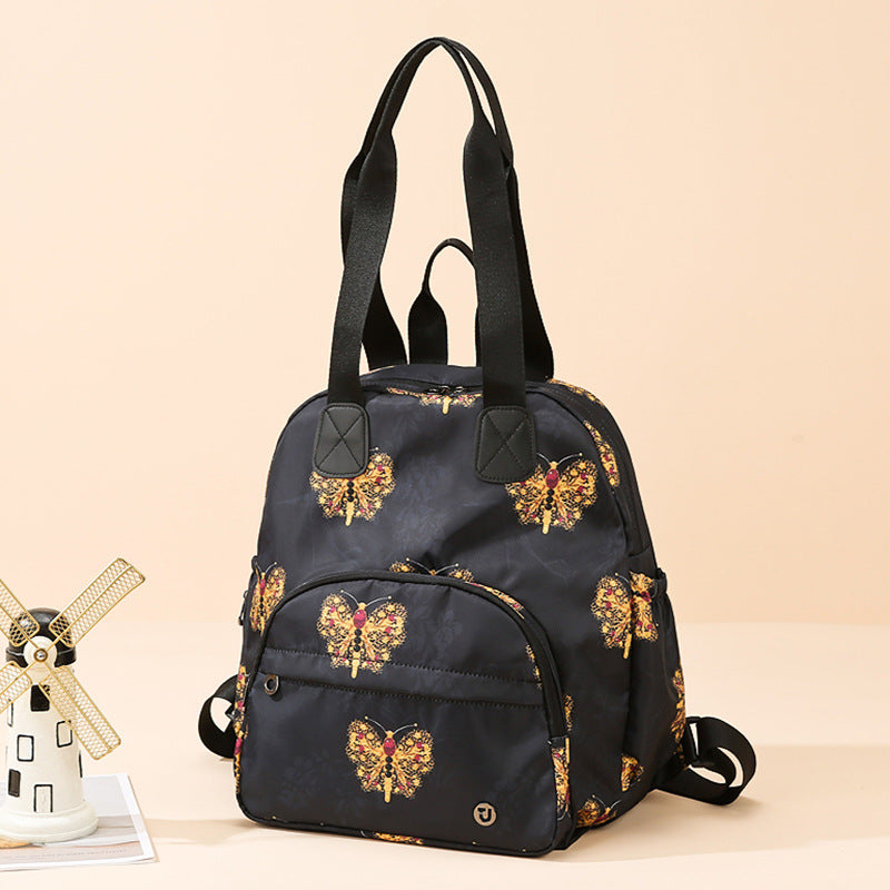 Floral Print Multi-Functional Backpack Stornfield