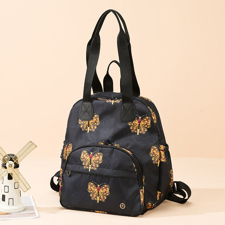 Floral Print Multi-Functional Backpack Stornfield