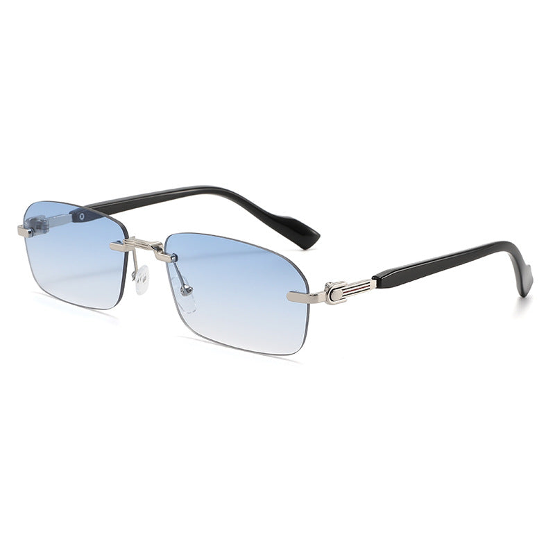 Men's Sleek Geometric Frame Sunglasses Stornfield