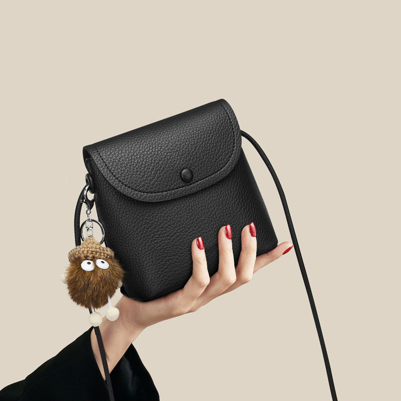 Compact Textured Crossbody Bag Stornfield