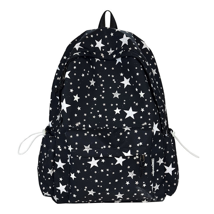 Backpack with Thoughtful Compartments and Trendy Star Motif Stornfield
