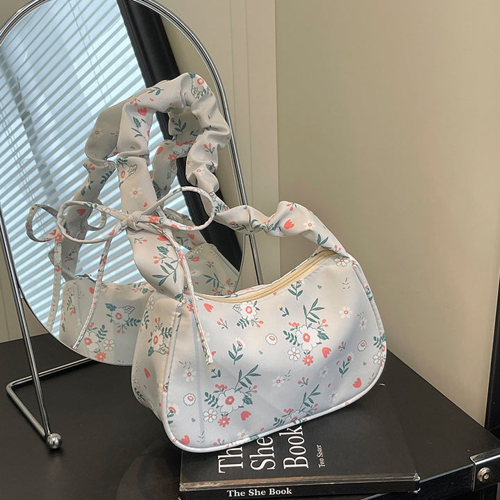 Floral Print Shoulder Bag
