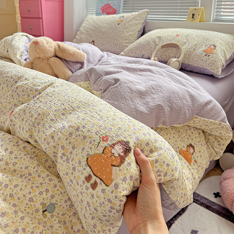 Soft Printed Bedding Set