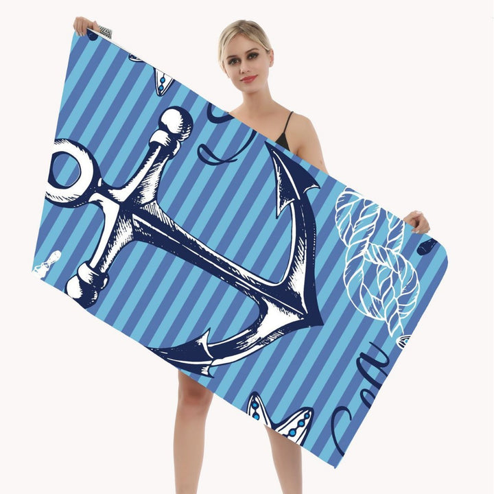 Beach towel with creative mandala design Stornfield