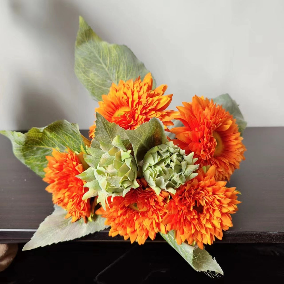 Lifelike Sunflower Bouquet