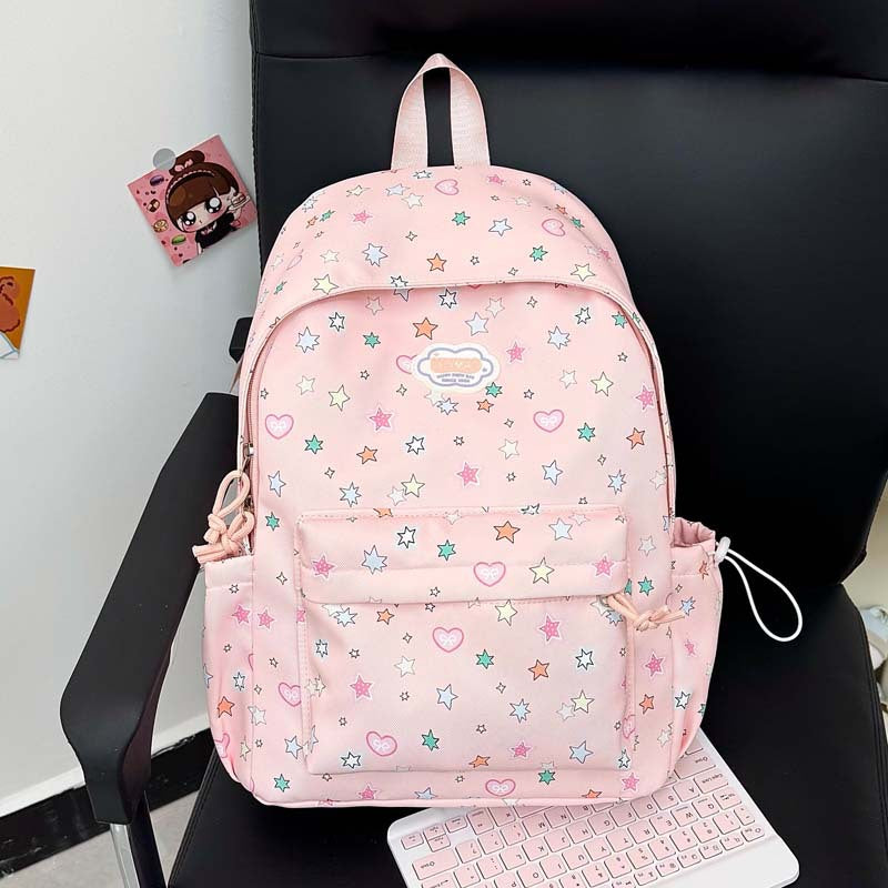 Playful Star-Print Backpack Stornfield