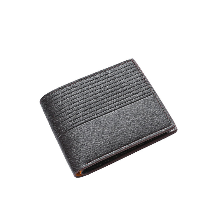 Textured Leather Card Case Stornfield