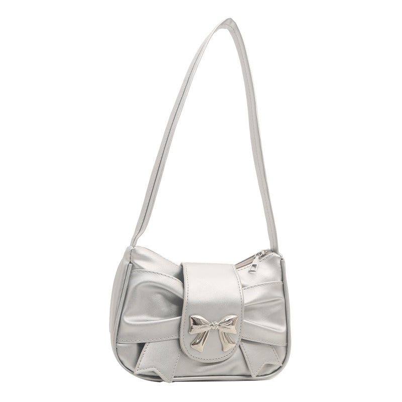 Elegant Bow Accent Shoulder Bag Stornfield