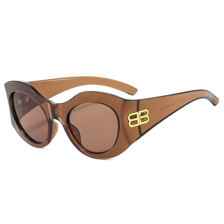 Women's Designer Cat-Eye Sunglasses with Elegant Profile and UV Protection Stornfield
