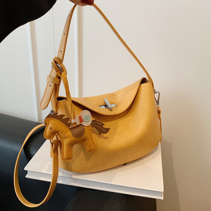 Elegant Soft-Suede Shoulder Bag Stornfield