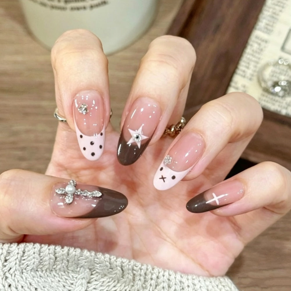 Ombre Nail Art Press-On Nails Set Stornfield