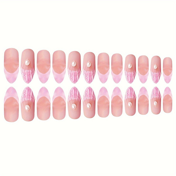 Floral Art Acrylic Nail Set Stornfield