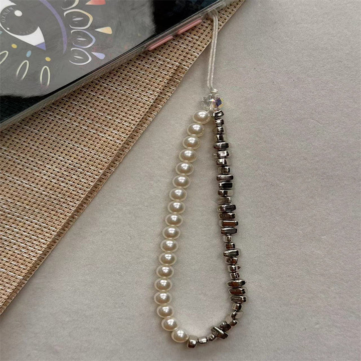 Elegant Pearl and Metallic Bead Eyewear Chain Stornfield