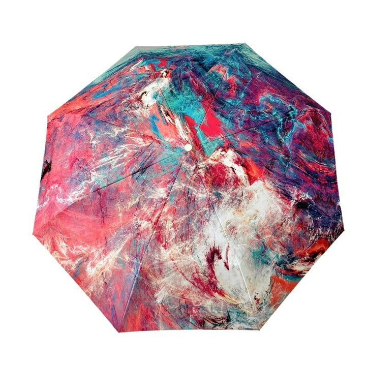 Women's Folding Umbrella with Creative Art Design Stornfield