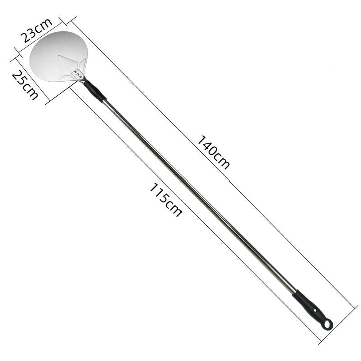 Extendable Stainless Steel Pizza Peel with Telescopic Folding Handle Stornfield