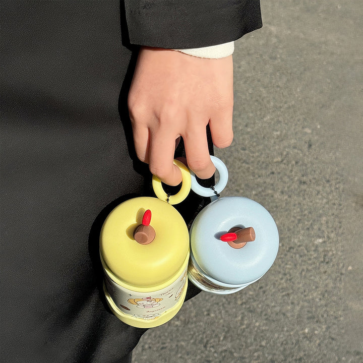 Women portable coffee cup with creative lid Stornfield