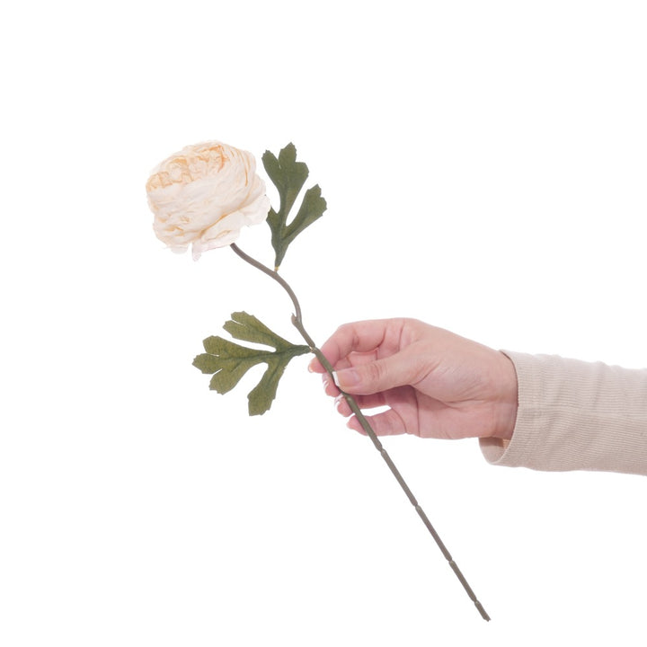 Realistic Floral Stem with Detailed Petals