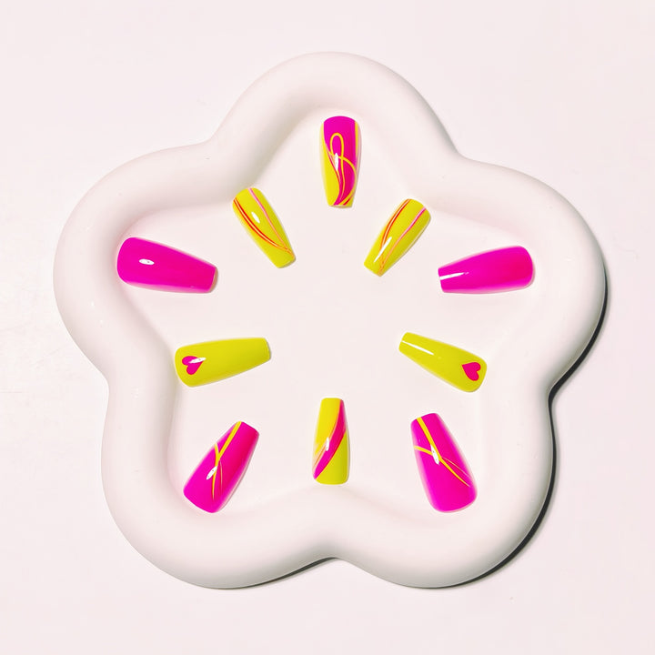 Creative Neon Nail Art Stornfield