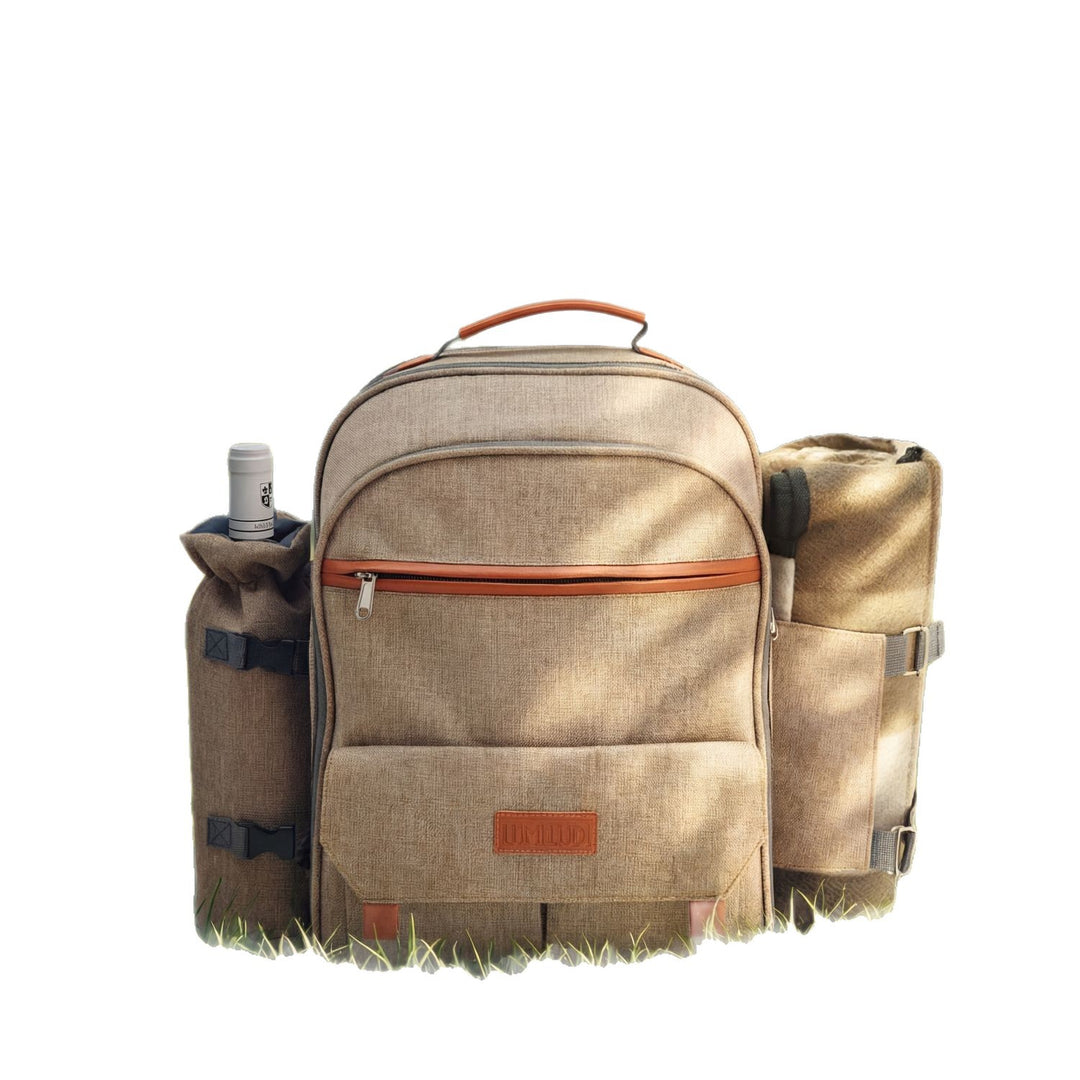 Ladies picnic backpack with extensive dish set and insulated cooling function Stornfield