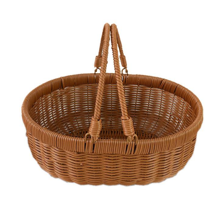 Handcrafted Woven Storage Basket with Lid Stornfield