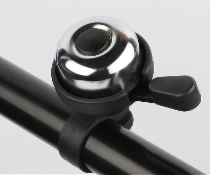 vintage pull style bicycle bell with universal handlebar clamp and tactile lever Stornfield