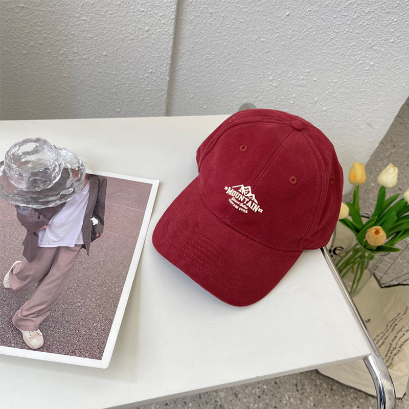 Men's Vintage-Inspired Mountain Graphic Baseball Cap Stornfield