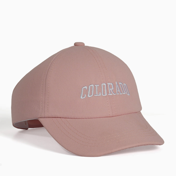 Ladies sporty cotton cap with front embroidery Stornfield