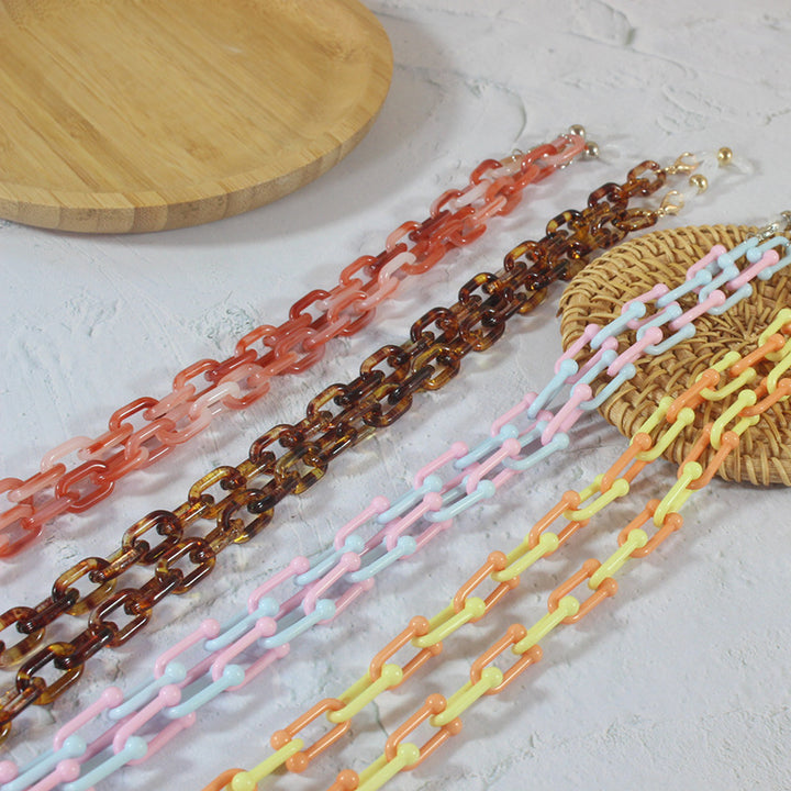 Fashionable Glasses Holder Chain Made of Acrylic Stornfield