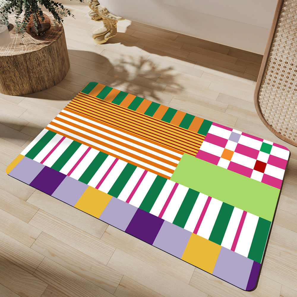 Cheerful Decorative Entrance Mat Stornfield