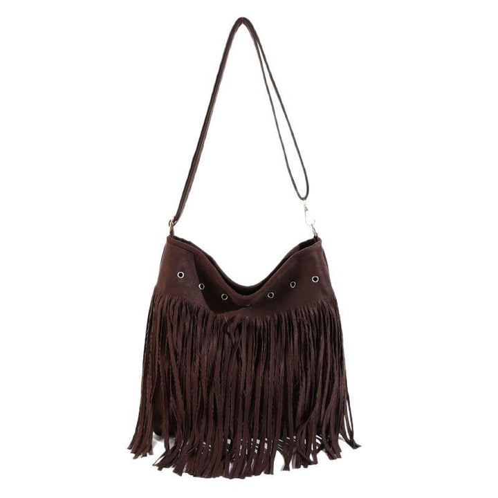 Fringe Suede Crossbody Bag Stornfield
