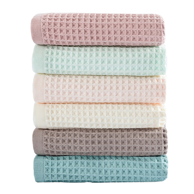 Women Waffle Fabric Bath Towel Stornfield