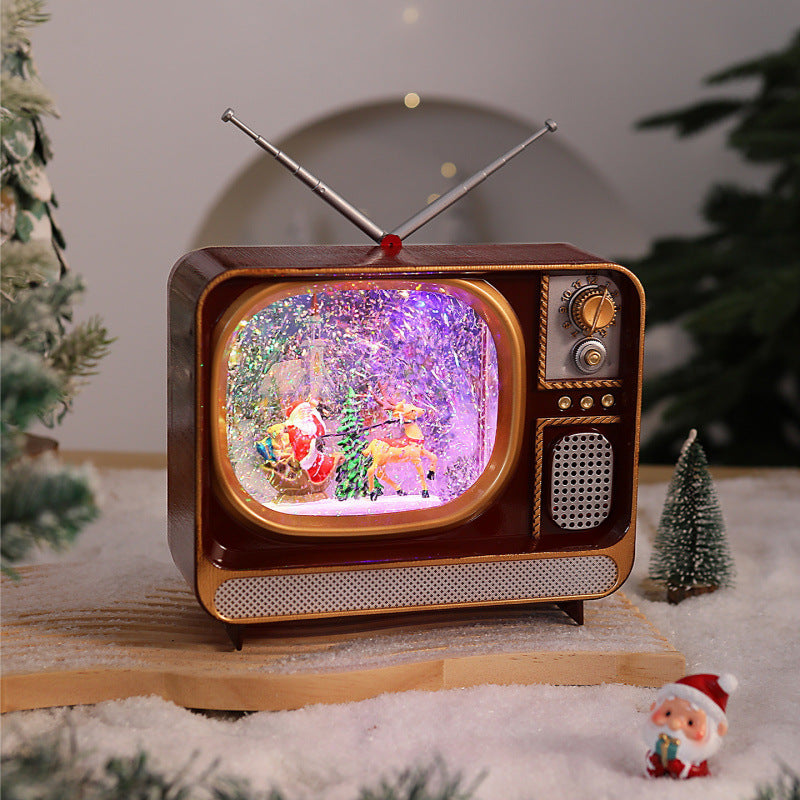 Nostalgic Christmas TV Decoration Stornfield