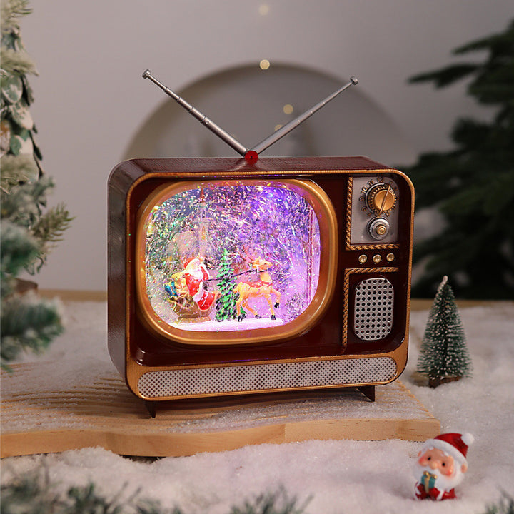 Nostalgic Christmas TV Decoration Stornfield