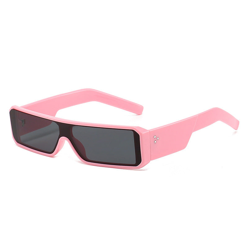 Men's Bold Geometric Shield Sunglasses Stornfield