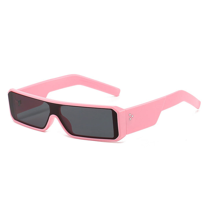 Men's Bold Geometric Shield Sunglasses Stornfield