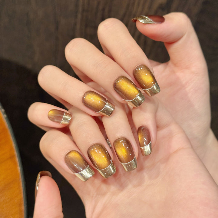 Glittery Ombre Press-On Nail Set