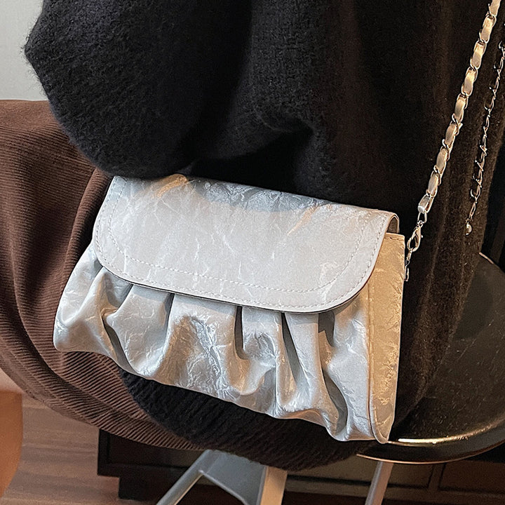 Ruffled Evening Handbag