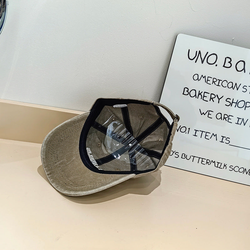 Women's Vintage-Inspired Fabric Baseball Cap Stornfield