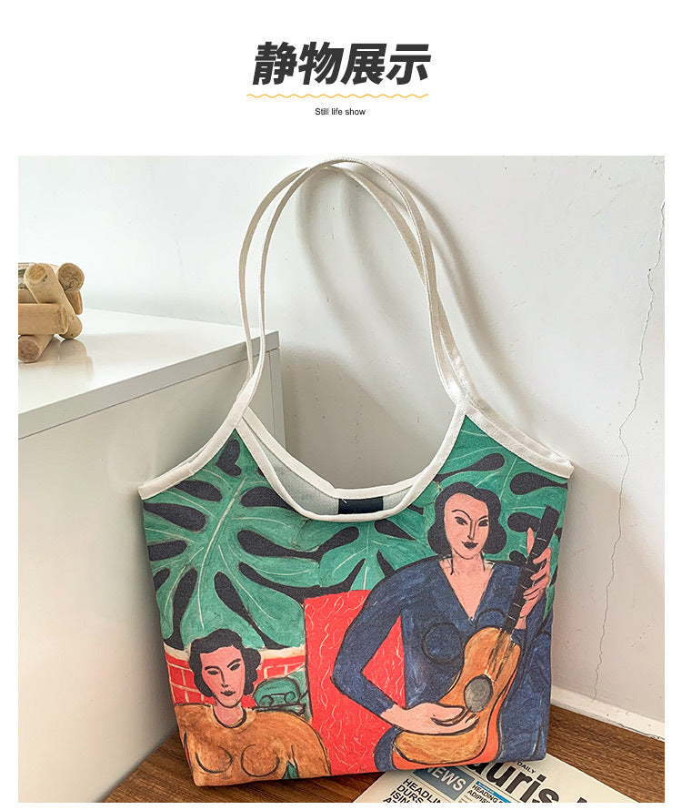 Artistic Print Tote Bag