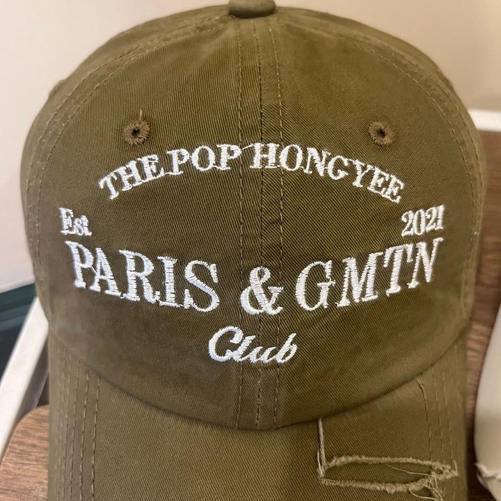 Men's Distressed Cotton Twill Baseball Cap Stornfield