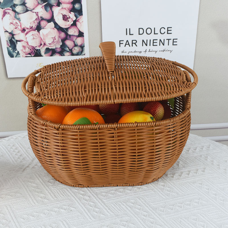 Handwoven Wicker Storage Basket Stornfield
