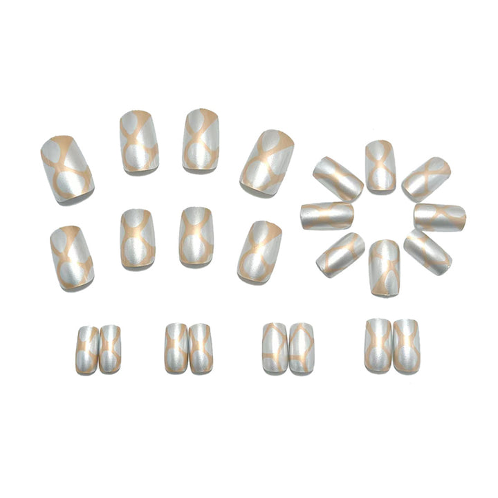 Artificial nails with elegant 3D pattern Stornfield